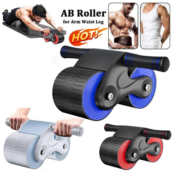 Abdominal Roller, Automatic Rebound Abdominal Wheel Abdominal Trainer AB Roller for Men and