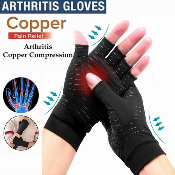 1 Pairs Arthritis Gloves Touch Screen Gloves Anti Arthritis Therapy ...