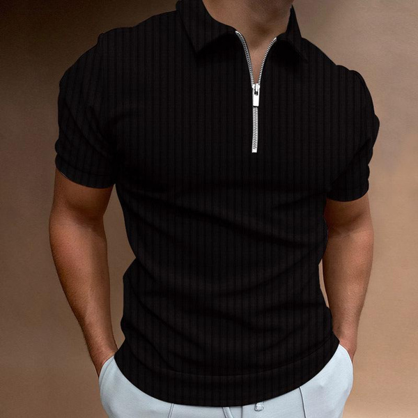 Polo shirts clearance with zipper