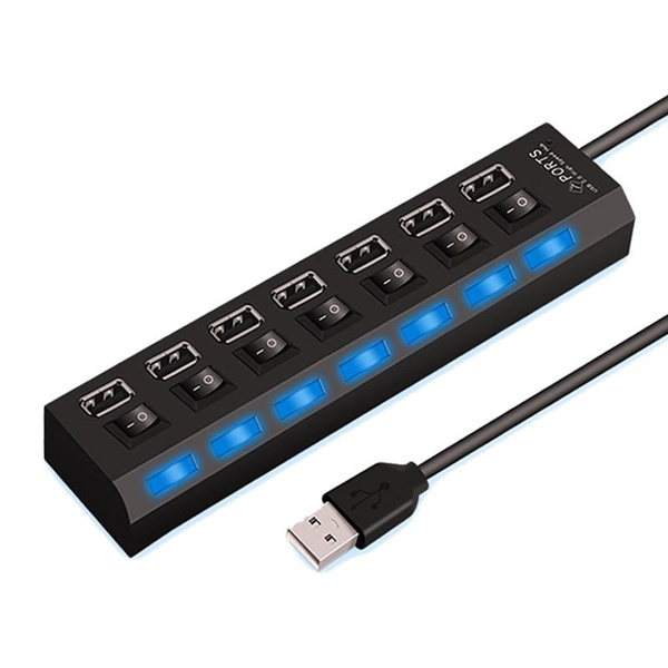 High Speed Port USB HUB 2.0 Adapter Expander Multi USB Splitter