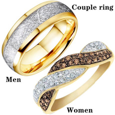 Couple Rings, Steel, Fashion Accessory, Engagement