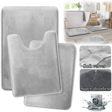non-slip, Łazienka, velvet, floormatsset