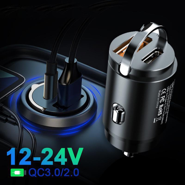 Car Usb Charger Fast Charger Adapter Mini Adapter For Car Qc 3 0 2 0 Fast Charging Charger Type Car Usb Charger Fast Charger Adapter Mini Adapter For Car Qc 3 0 2 0 Fast Charging Charger Type