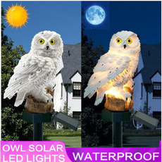 Owl, Outdoor, led, Garden