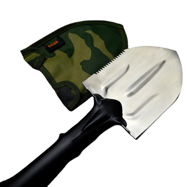 Camping Outdoor Shovel Shovel Straight Handle Knife Saw Workman Shovel ...