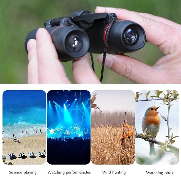 Binocolo Zoom 30x60 Compatto Visione Notturna E Diurna - Impermeabile Per Caccia Ed Esterno