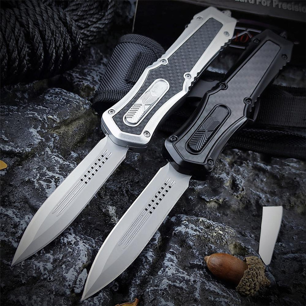 Microtech OTF Knife Automatic Double Action Spring Assisted Knife Zinc ...