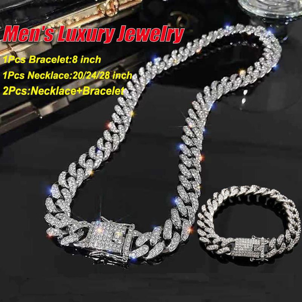 Hip Hop Jewelry 24K Gold / 925 Silver Plated Solid Stainless Steel ...