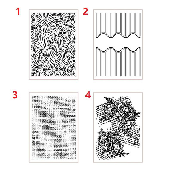 3D Texured Vintage Feather Flower Christmas Dot Drawing Stencil 3d-texured-vintage-feather-flower-christmas-dot-drawing-stencil