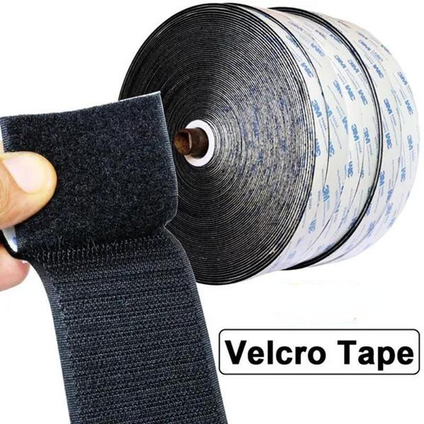 Velcro Tape Self Adhesive Glue Hook & Loop Tape Fastener DIY Tools Mosquito  Net Home Improvement Velcro Straps Tapes