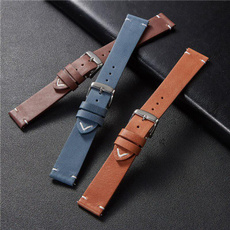 Blues, brown, 20mmwatchstrap, leather