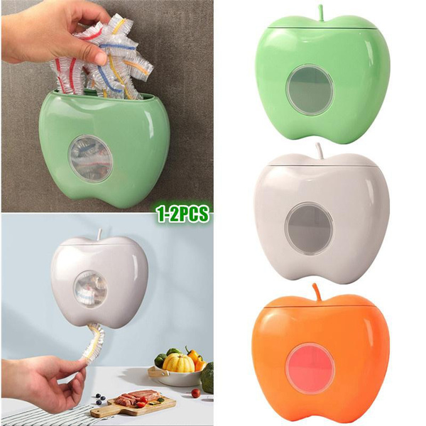 Plastic Wrap Storage Box Kitchen Wall Mounted Non Perforated Large