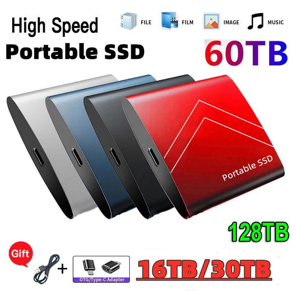 External Ssd Hard Disk 128163060128tb Portable Ssd Solid State Drives Usb 31 Type C 8597