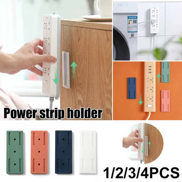 Self-adhesive Wall Hook Socket Storage Holder Socket Organizer Fixer ...