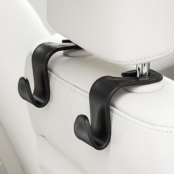 2/4Pcs Multi-function Car Vehicle Back Seat Hook Rear Headrest Organizer  Hanger Storage Hook for Groceries Bag Handbag Umbrellas Car Accessories