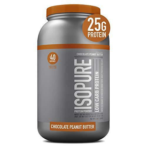 Isopure Low Carb, Vitamin C and Zinc for Immune Support, 25g Protein