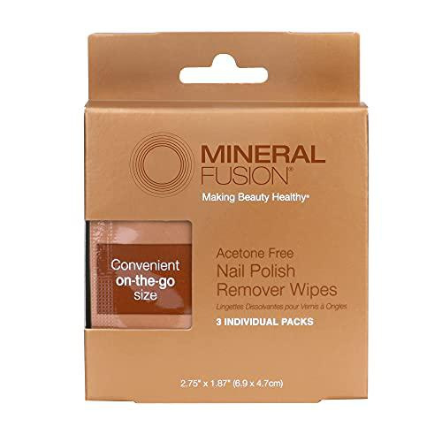 Mineral Fusion Nail Polish Remover Wipes, 3 Count Pack Wish