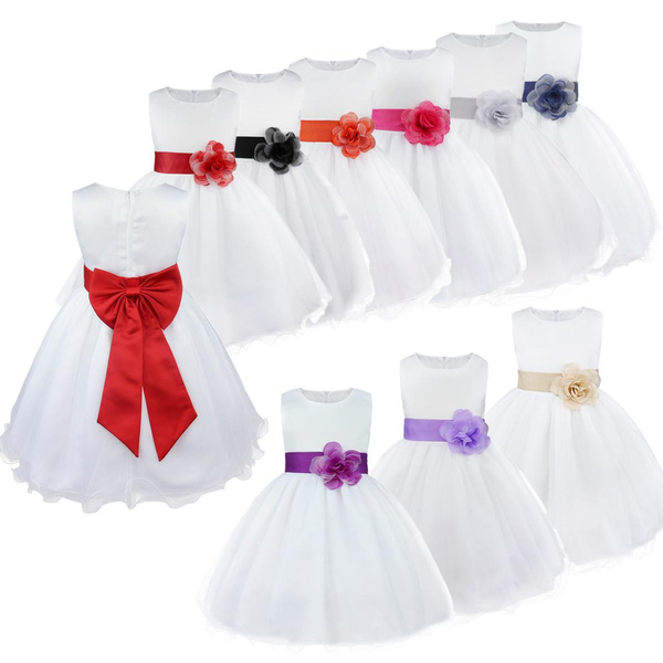 Flower Girls Wedding Dress Formal Ceremonies Dress Ball Gown Little ...