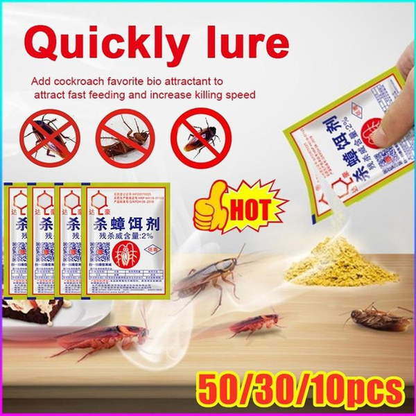 5/10pcs Powerful Effective Cockroach Control Gel Roach Killing Bait  Cockroach Killer Repellent Powder Pest Control Baits Lures