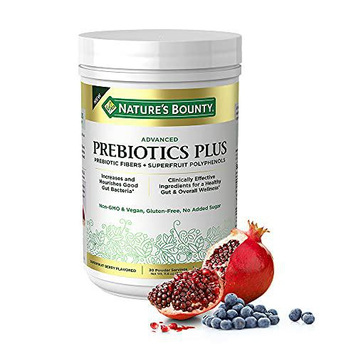 Nature's Bounty Advanced Prebiotics Plus Powder with Fibers and Polyphenols with Jerusalem