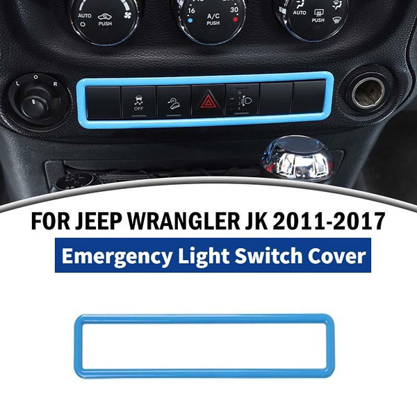 Interior Center Console Emergency Light Control Switch Panel Cover Trim