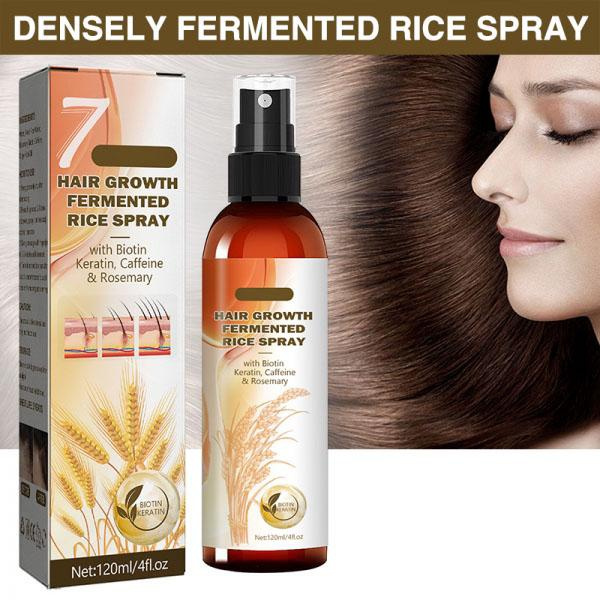 1pc Hair Growth Fermented Rice Spray Serum For Thinning Hair And Hair 1pc Hair Growth Fermented Rice Spray Serum For Thinning Hair And Hair