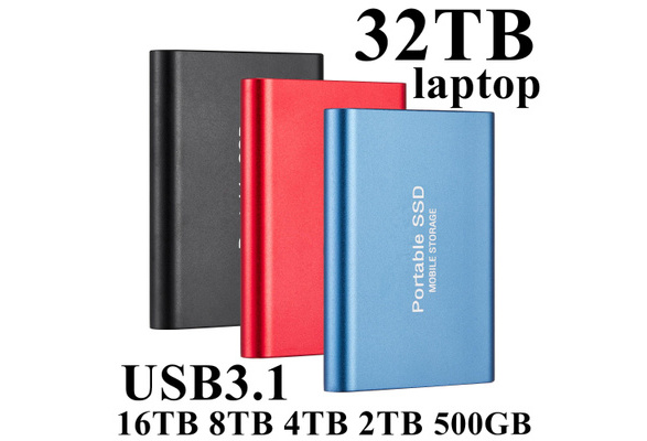 32TB/16TB/8TB/4TB/2TB/500GB External SSD Hard Mass Storage USB3.1 Transfer Memory Drive |