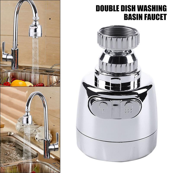 Kitchen Tap Aerator 360° Rotate Faucet Swivel End Diffuser Adapter