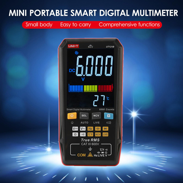 UNI-T UT121B Smart Digital Multimeter Mini Portable Universal Tester ...