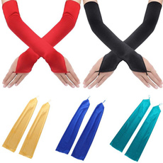 fingerlessglove, Clothing & Accessories, longglove, Satin