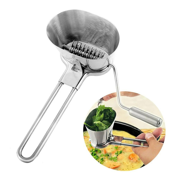 1PC Vanilla Vegetable Grinding Tools Herb Grinder Stainless Steel ...