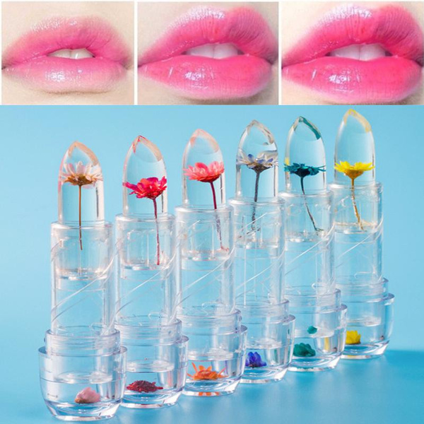 Creative Flower Jelly Lipstick Women's Makeup Tool Fadeless Makeup