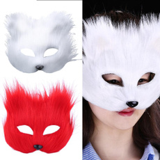 cute, halffacemask, partymask, Animal