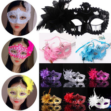 halffacemask, Masquerade, Glitter, Dress