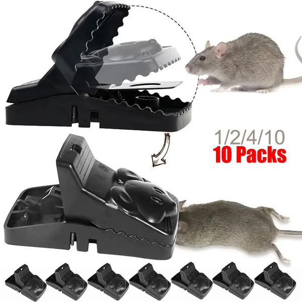 Mouse Traps 6 Pack for Indoor Outdoor, Small or Big Mice Traps for