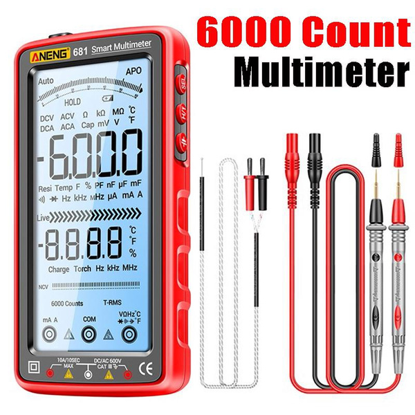 ALLeter Digital Sart Ultieter Tester 6000 Counts USB Rechargeable TRS With 5.0 Inch Color