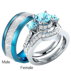 Couple Rings, ringsformen, 8MM, promiseringsforher
