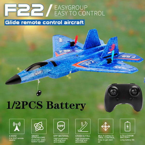 New Upgrade F22 RC Plane Airplane 2.4G Remote Control Aircraft Glider