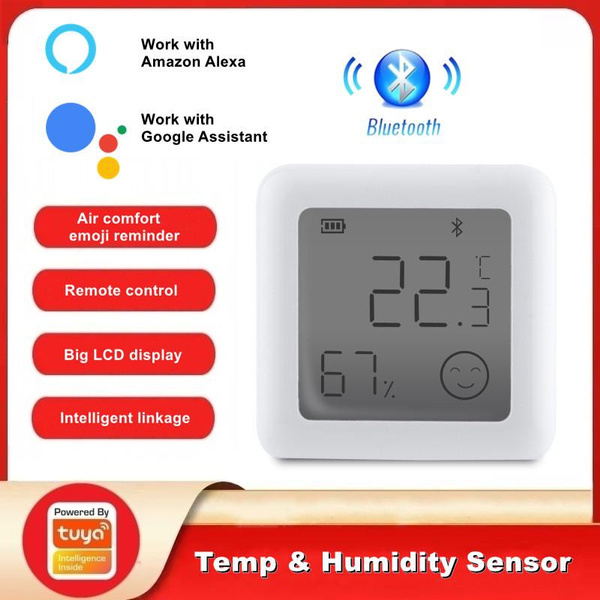 Tuya Bluetooth Smart Mini Temperature and Humidity Sensor with LCD ...