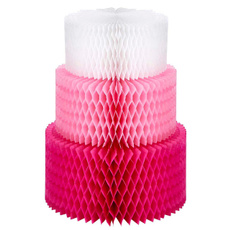 pink, shadesofpink, birthdaycake, papercake