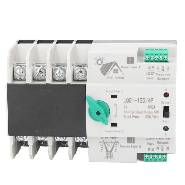 4P Power Switch Controller AC400V 100A Dual Power Automatic Transfer
