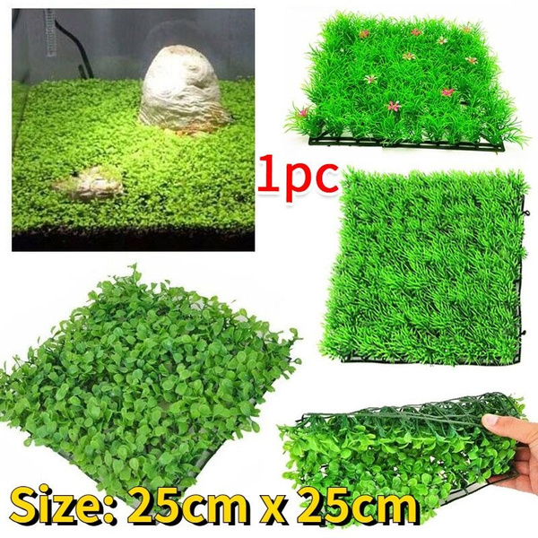 Artificial Grass Mats Moss Landscape Plastic Decoration Aquarium Fish