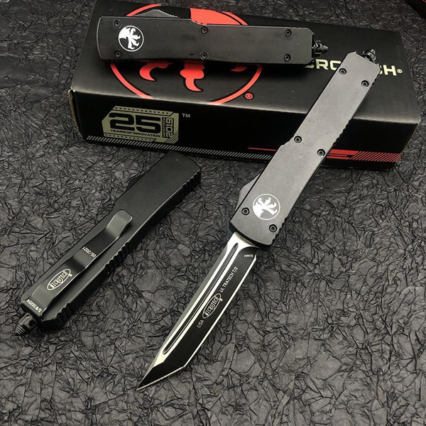 New Microtech UT70 Automatic Switchblade Flick Knife D2 High Speed