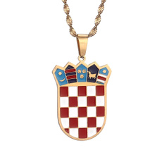 charmpendantnecklace, croatiapendant, Jewelry, croatianecklace