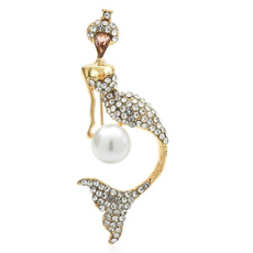 Pins, Office, fish, Rhinestone