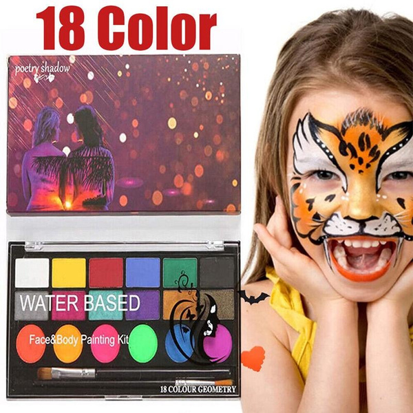 Professional Face Painting Kit for Kids Adults Face Body Paint Set