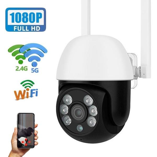 1080P Home Security Surveillance Camera Dual Band 5GHz WiFi Camera