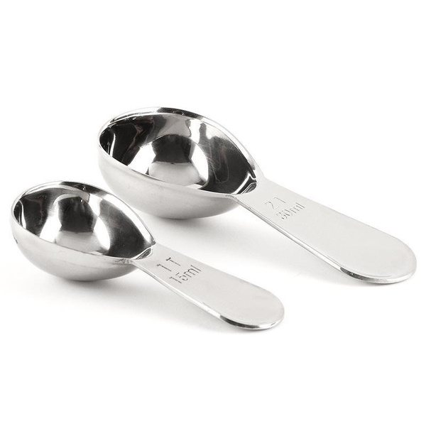 15ml/30ml Stainless Steel Measuring Coffee Scoop Tablespoon Short