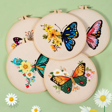 butterfly, crossstitchforbeginner, Embroidery, diyroomdecor