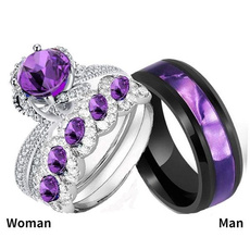 Couple Rings, wedding ring, weddingampanniversaryband, hisandher